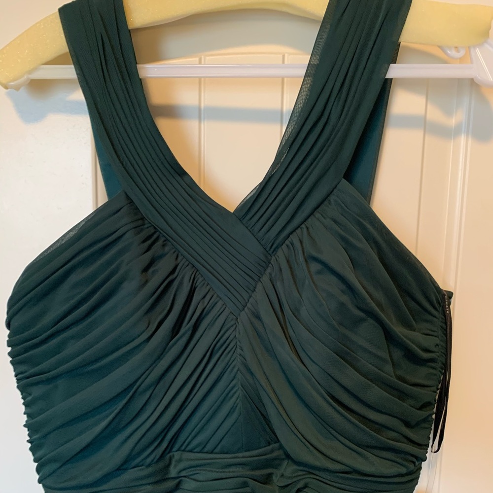 Forrest Green Alfred Sung Floorlength Dress